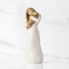 image:imageWillow Tree Cozy Close Together we Three Loving Embrace from Mother Grandmother Caregiver Nanny Depicts Playful Relationship and Imaginative Play Sculpted HandPainted FigureGolden Dog