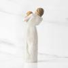 image:imageWillow Tree Cozy Close Together we Three Loving Embrace from Mother Grandmother Caregiver Nanny Depicts Playful Relationship and Imaginative Play Sculpted HandPainted FigureGolden Dog