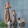 image:imageWillow Tree Little Shepherdess Sculpted HandPainted Nativity Figures 3Piece Set