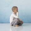 image:imageWillow Tree Inquisitive Child Darker Skin Tone amp Hair Color Sculpted HandPainted FigureDarker Skin Tones  Hair Color