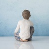 image:imageWillow Tree Inquisitive Child Darker Skin Tone amp Hair Color Sculpted HandPainted FigureDarker Skin Tones  Hair Color