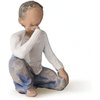 image:imageWillow Tree Inquisitive Child Darker Skin Tone amp Hair Color Sculpted HandPainted FigureDarker Skin Tones  Hair Color